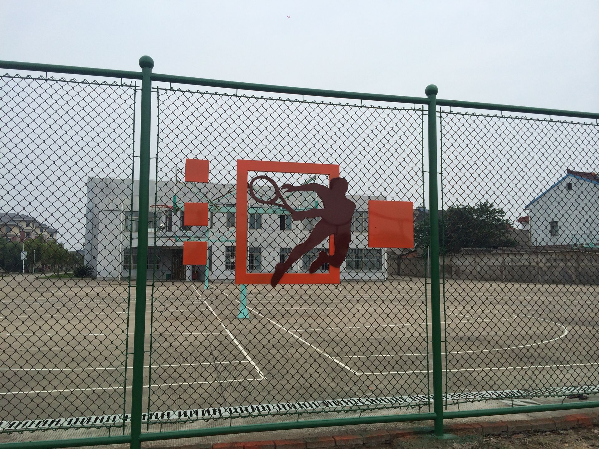 运动场围栏布置